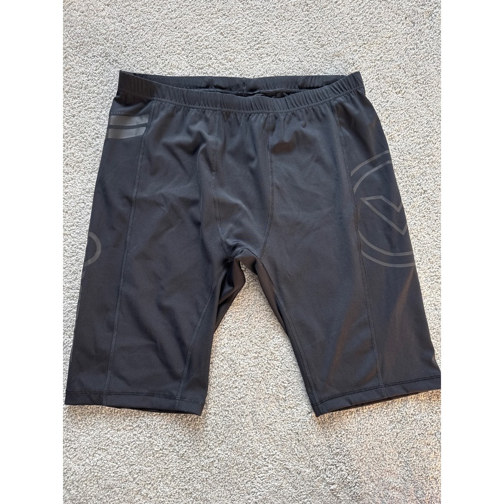 Virus Performance Mens Compression Shorts Black 3X-Large Training Gym Activewear